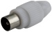 Koaxial-Stecker schraubbar 75 Ohm