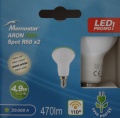 Memostar Aron Spot R50, 5,5Watt, E14, 2er Blister