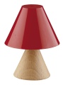 Kahlert Tischlampe mit Holzfuß