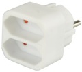 Euro-Adapter 2-fach weiß