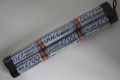 Sanyo HR-3U 2700mAh AA  L3x2  Graupner Sender-Akku m. Buchse