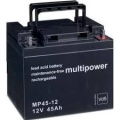 12V / 45 Ah Multipower Blei Akku VdS