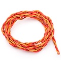 Premium Servo Litze 3x0,34qmm Braun-Rot-Orange 2m verdr.