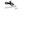 Kahlert LED-Beleuchtungsstreifen mit Kabel und Stecker, schw