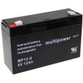 Multipower Blei Akku 6V / 12Ah